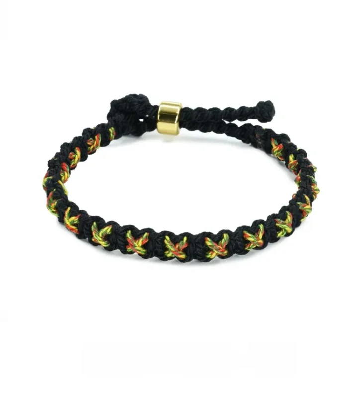 Niche Bracelet with Star & Kelsang Flower Charms - Image 1