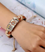 Hemp Rope Braided Cowhide Bracelet - Image 2