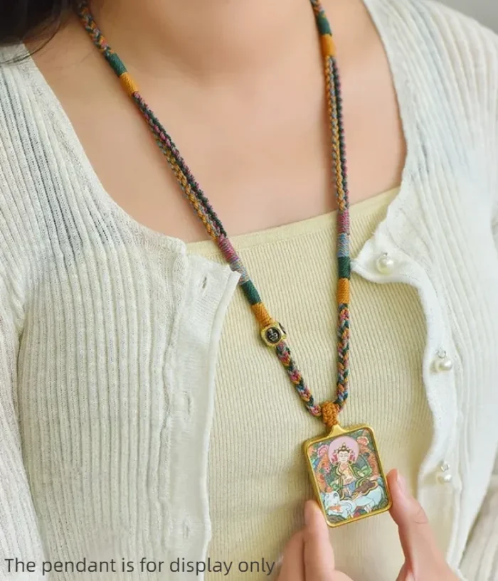 Handmade Tibetan-style Cotton Pendant Cord - Image 3