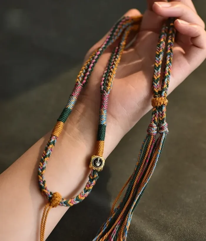Handmade Tibetan-style Cotton Pendant Cord - Image 2
