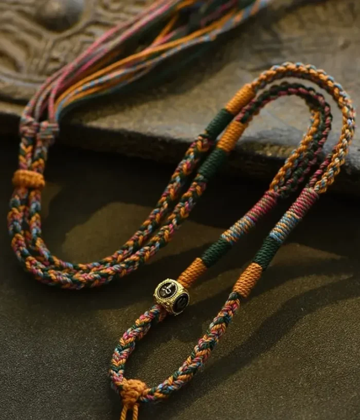 Handmade Tibetan-style Cotton Pendant Cord - Image 5