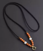 Black Pendant Cord with Sandalwood