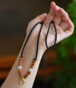 Black Pendant Cord with Sandalwood - Image 2