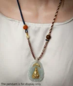 Hand-woven amber blessing necklace - Image 4
